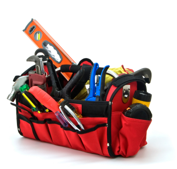 Toolbox, Hardhat, construction, safety, equipment, worker, tools Some of your customers have more time than money. Help them "DIY."